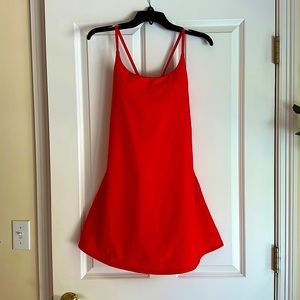 Halara Everyday Cloudful Dress in color Poinsettia size medium